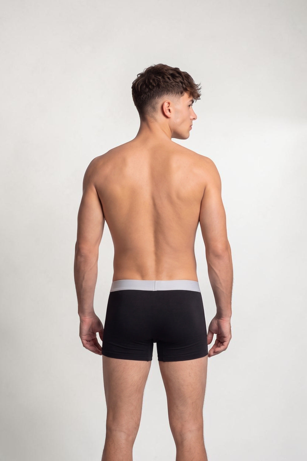 SORVEA Classic Boxers 3-Pack Black – drei Boxershorts, Vorderansicht